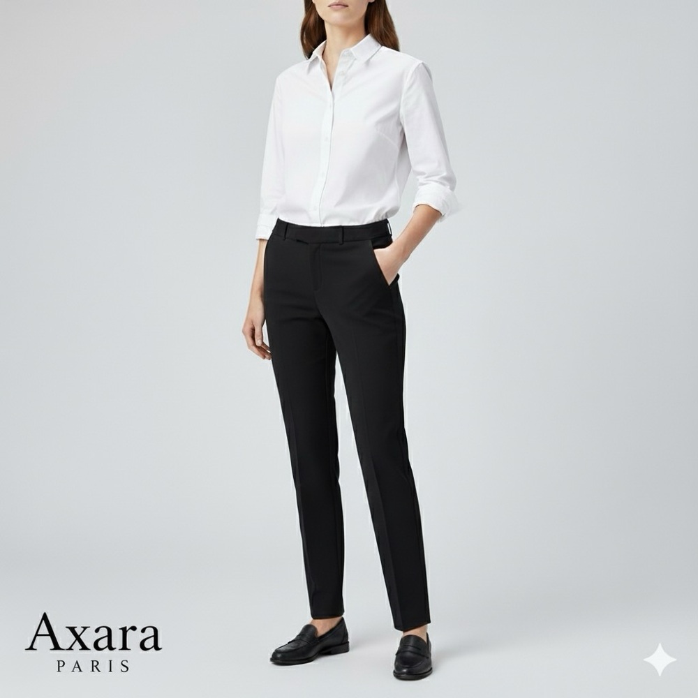 Axara Paris Slim Ankle Trousers  US 6